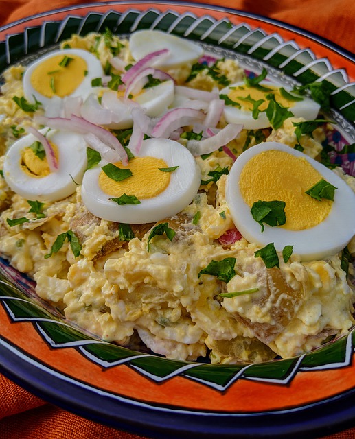 How do you make recipe for mustard potato salad with egg